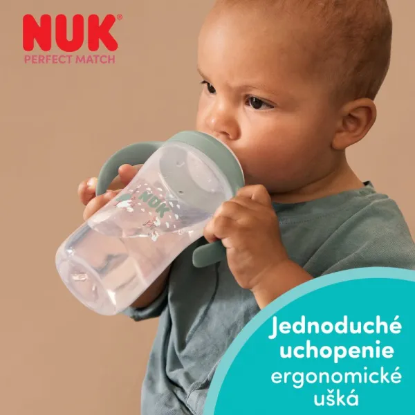 NUK Perfect Match Disney tréningový hrnček s držadlami Eeyore 6m+ 150 ml