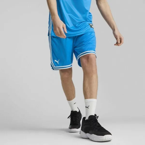Puma HOOPS TEAM GAME SHORT Basketbalové trenírky, modrá, veľkosť