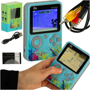 Eveon G5 Mini retro herná konzola, modrá