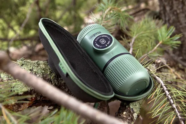 Nanopresso Moss Green + pevný obal