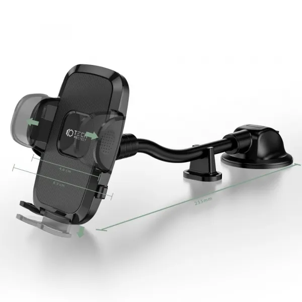 Tech-Protect V3 Dashboard Arm držiak na mobil do auta, čierny