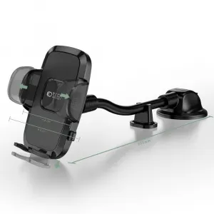 Tech-Protect V3 Dashboard Arm držiak na mobil do auta, čierny