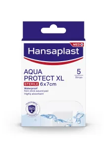 Hansaplast AQUA PROTECT XL Sterile náplasť 6cm x 7cm, 5ks