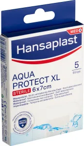 Hansaplast AQUA PROTECT XL Sterile náplasť 6cm x 7cm, 5ks