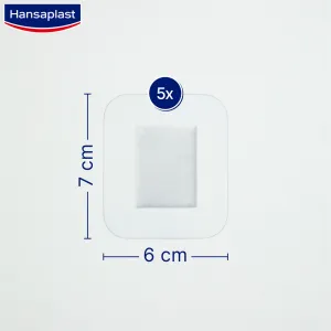 Hansaplast AQUA PROTECT XL Sterile náplasť 6cm x 7cm, 5ks