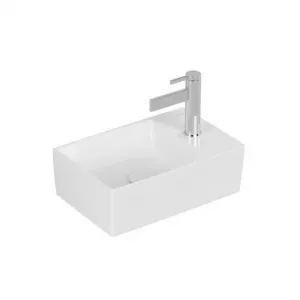Villeroy & Boch Memento 2.0 umývadlo , 400 x 260 x 111 mm, biele alpin ceramicplus, bez prepadu, neleštené 432340R1