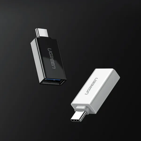 Ugreen OTG adaptér USB 3.0 / USB-C F/M, biely (30155)