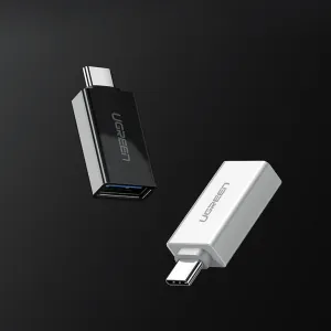 Ugreen OTG adaptér USB 3.0 / USB-C F/M, biely (30155)