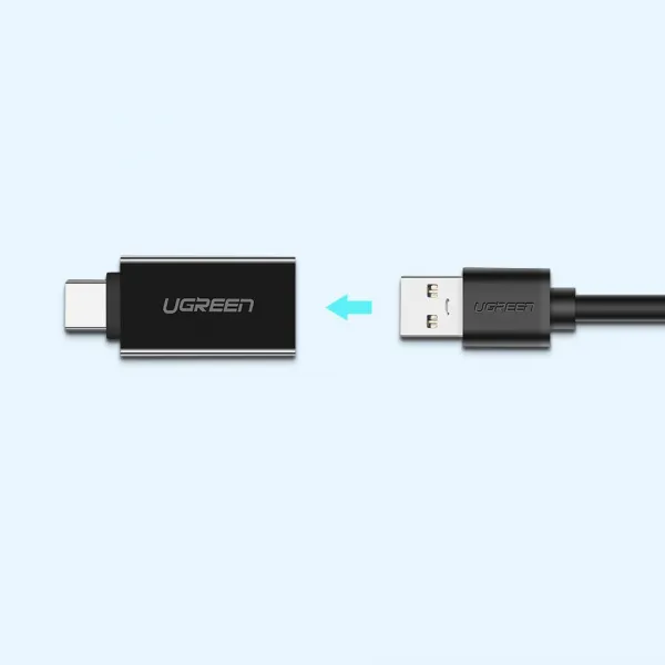 Ugreen OTG adaptér USB 3.0 / USB-C F/M, biely (30155)