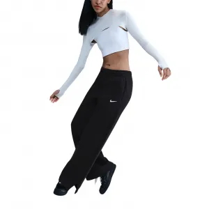 Nike Phoenix Fleece Wide Leg Track Pants Wmns "Black" (IH1011-010)