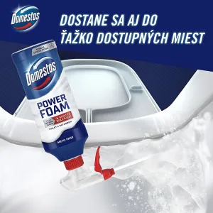 Domestos Power Foam Arctic Fresh čistiaca pena na toaletu a kúpelňu 435 ml