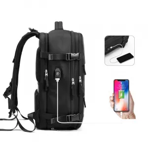 MG Travel cestovný batoh 45x32cm, čierny
