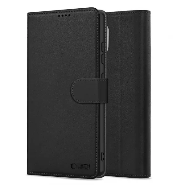 Tech-Protect Wallet knižkové puzdro na Xiaomi Poco F7 5G, čierne