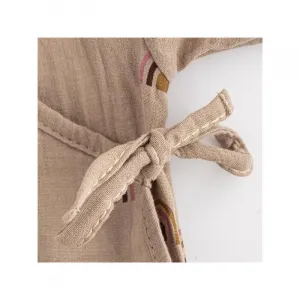 Dojčenské mušelínové body s bočným zaviazovaním New Baby Rainbow 80 (9-12m)