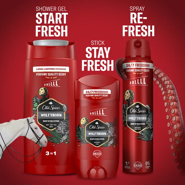 Old Spice Wolfthorn dezodorant v spreji pre mužov 250 ml