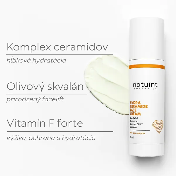 Natuint cosmetics - Hydratačný krém s ceramidmi
