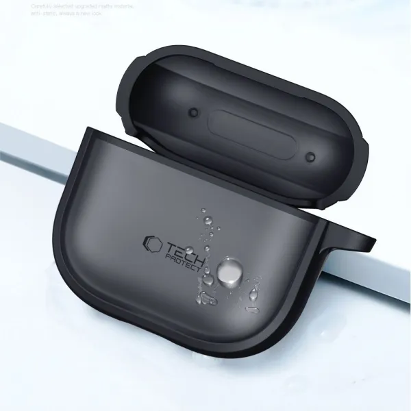 Tech-Protect Magmat puzdro na Apple AirPods 4, čierne