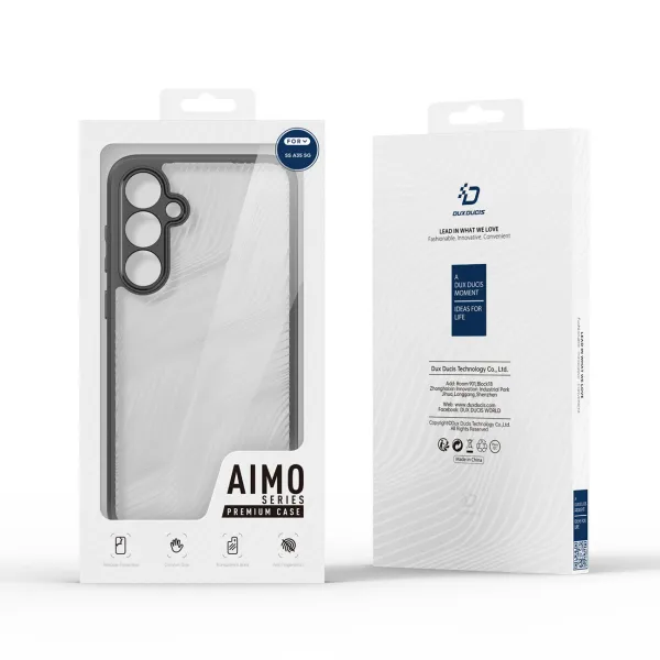 Dux Ducis Aimo kryt na Samsung Galaxy A35 5G, čierny