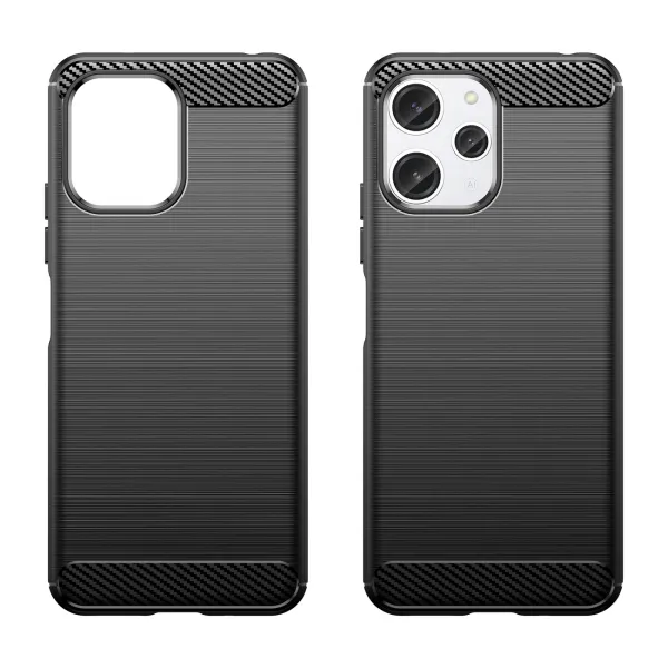 MG Carbon kryt na Xiaomi Redmi 12, čierny