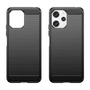 MG Carbon kryt na Xiaomi Redmi 12, čierny