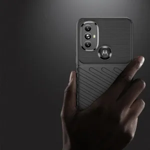 MG Thunder silikónový kryt na Motorola Moto G Power 2022, čierny