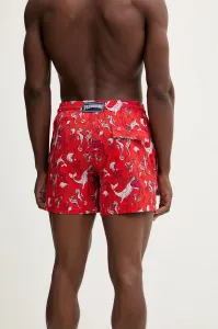 Plavky Vilebrequin Whales Love Stretch Coquelicot