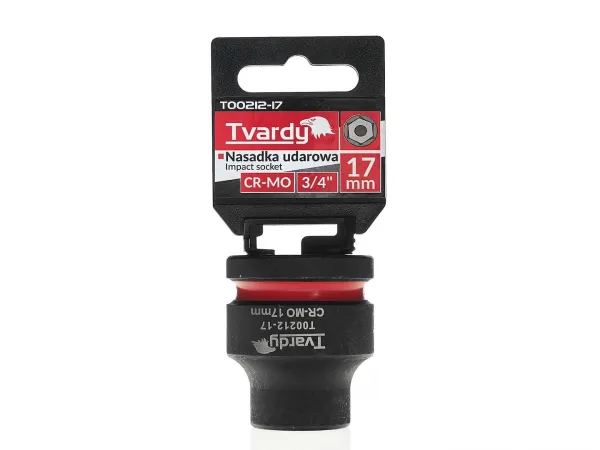 Rázová hlavica 3/4" 17 mm krátka CR-MO Tvardy
