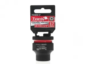Rázová hlavica 3/4" 17 mm krátka CR-MO Tvardy