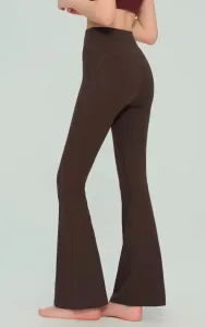 zateplene zvoncové hnedé legíny Veľkosť: S