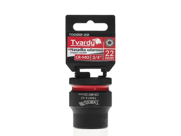 Rázová hlavica 3/4" 22 mm krátka CR-MO Tvardy
