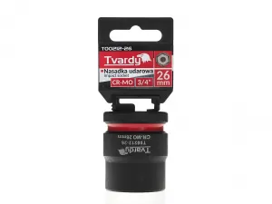 Rázová hlavica 3/4" 26 mm krátka CR-MO Tvardy