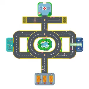 DJECO Mesto: Obrovské Puzzl'Up puzzle Crazy Motors, 28 + 6 dielikov