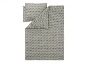 Livarno® Posteľná bielizeň z bavlny Renforcé, 200 x 220 cm (béžová/navy modrá)