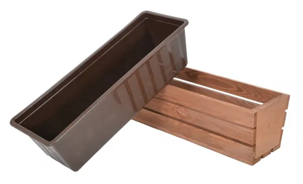 Drevený truhlík MODERN Rojaplast