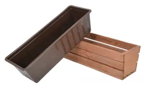 Drevený truhlík MODERN Rojaplast