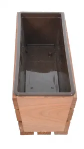 Drevený truhlík MODERN Rojaplast