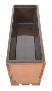 Drevený truhlík MODERN Rojaplast