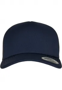 YP Classics® Classic Curved Visor Foam Trucker Cap navy