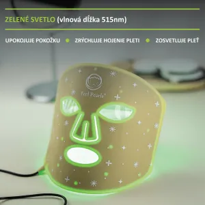 LED maska so svetelnou terapiou