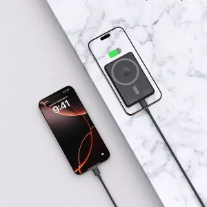 Tech-Protect PB33 LifeMag MagSafe Power Bank 5000mAh, čierny