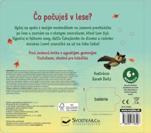 Čo počuješ v lese? Prvé zvuky pre bábätko