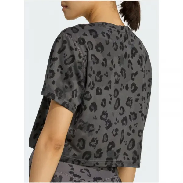 Dámske tričko s krátkym rukávom ADIDAS WE T-SHIRT AOP GREY FIVE PRINT
