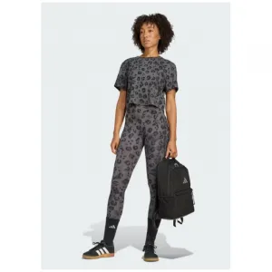 Dámske legíny ADIDAS OPT ESS 1 1 AOP GREY FIVE PRINT