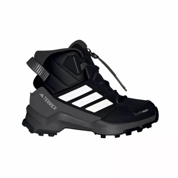 Juniorské členkové zimné topánky ADIDAS Terrex AX4R CW+ Jr core black matte silver grey six