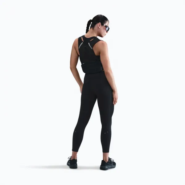 Dámske kompresné legíny NIKE W NK DF TEMPO HR 7 8 TGT SWHBR BLACK REFLECTIVE SILV WHITE