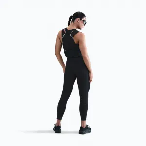 Dámske kompresné legíny NIKE W NK DF TEMPO HR 7 8 TGT SWHBR BLACK REFLECTIVE SILV WHITE