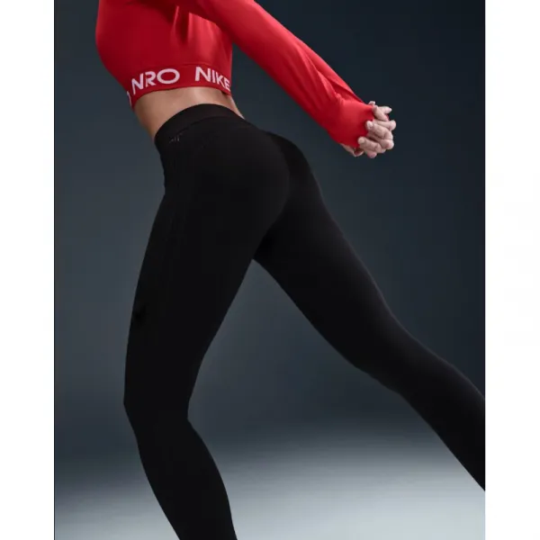 Pánske kompresné legíny NIKE W NP 365 MR TIGHT GG GRX BLACK WHITE