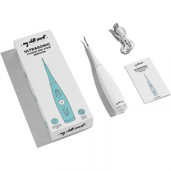 My White Secret Ultrasonic Plaque and Stain Remover čistič škvŕn a zubného povlaku 1 ks