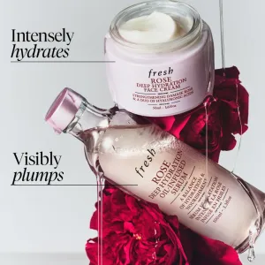 fresh Rose Deep Hydration Face Cream hydratačný krém na tvár s kyselinou hyalurónovou 15 ml