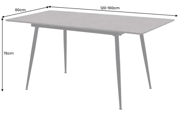 Rozkladací jedálenský stôl TRITON Dekorhome